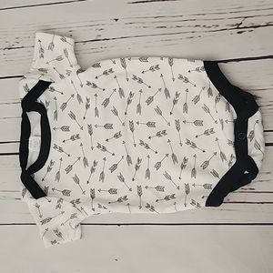 Arrow print onesie